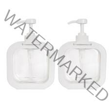 모나코올리브 모던화이트 몰드 디스펜서 500ml, 화이트, 2개