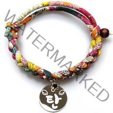 펫츠룩 가볍고예쁜 강아지 고양이 인식표 목걸이, 42.말랑가든, 1개