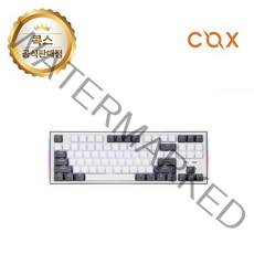 COX CK01 사이드 RGB TKL ABS 키보드GTMX 축교환스위치/동시키입력/무한키입력/멀티미디어/윈도우잠금키/전체잠금키, 청축