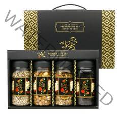 맘쿠킹 자연애 견과류 4종 선물세트 1호, 710g, 1세트