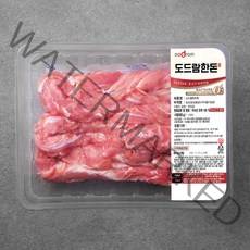 도드람한돈 등심꽃살 구이용 1등급 (냉장), 1kg, 1개