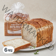 삼립 로만밀 통밀식빵, 420g, 6개입