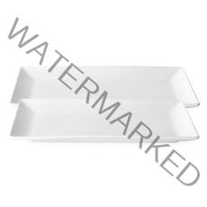 프렐류드 직사각 브런치접시 26.5cm, 2개, 접시 2개, 화이트