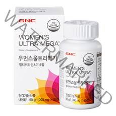 GNC 우먼스 울트라 메가 멀티 비타민앤 미네랄 90정, 1개