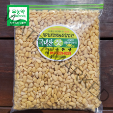 국내산 태기산잣 2-3번잣(500g) 황잣 백잣[산지직송 견과류], 2-3번잣 500g(백잣)