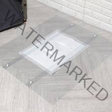 더함리빙 강아지 배변판 패드 1장용, 반투명, 1개