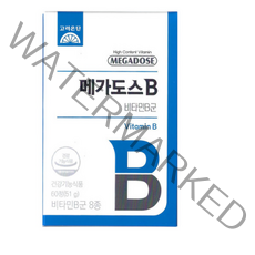 고려은단 메가도스B 비타민B 컴플렉스 60정 X 3개 (6개월분), 1개