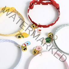 코코스튜디오 애묘 강아지 방울 펜던트 목걸이, 방울 펜던트-핑크