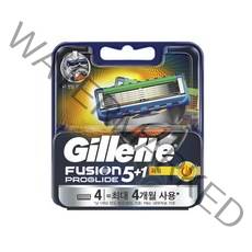 질레트 프로글라이드 플렉스볼 파워 면도날 4입 / 얇은면도날 / 미세진동, 4개입, 1개