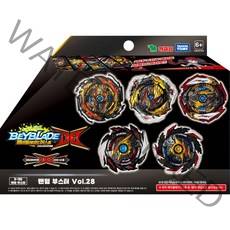 베이블레이드 B-196 부스터 Vol.28 배틀팽이 랜덤발송, 혼합색상