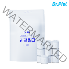 닥터피엘 여행용 샤워기필터 리필필터 10EA