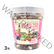 좋은세상 비타민 견과 스페셜, 3개, 600g