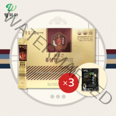 대동고려삼 6년근 불로건 홍삼정 프리미엄 진세노사이드 20mg 흑삼캔디, 3개