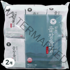 만전김 만전 곱창돌김 12p, 60g, 2개