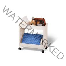 디모어 공간활용 슬림 이동식 트롤리 수납선반, 2단