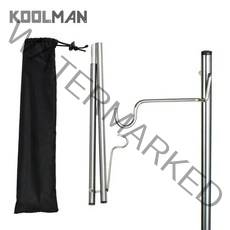 KOOLMAN(쿨맨) 초경량 익스텐드 시스템 캠핑테이블 블랙, 선택3.익스텐드 랜턴걸이 C