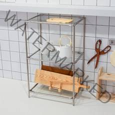 오이엔퍼니처 모듈 가구 사이드 테이블 협탁 툴랙 007 GL mini, 투명