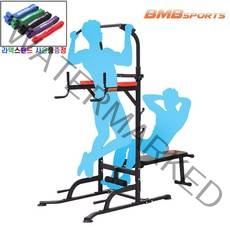 파워렉 치닝디핑 D형 가정용 벤치쿠션 실내 철봉 풀업바 홈트 턱걸이 기구 BSH-Z09, 2.치닝디핑 Z09 벤치쿠션