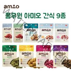 풀무원 아미오 간식 9종 애견간식, 1개, 헬씨믹스 트릿 눈물 100g