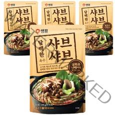 샘표 담백한 샤브샤브 육수 3~4인분, 4개, 200g