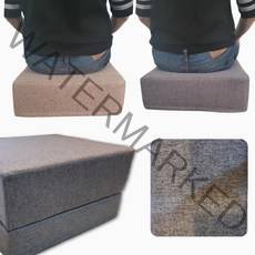 띵덕 높은 키높이 좌식 딱딱한 의자 방석 10cm 15cm