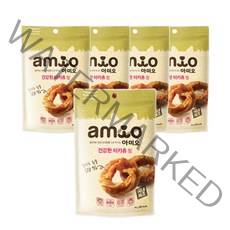 풀무원 반려동물 아미오 건강한 터키츄 링 24g, 5개, 칠면조육포맛