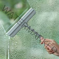 유리스퀴지 물기제거 가정용 창문 청소도구 욕실물기제거기, 핑크, 1개