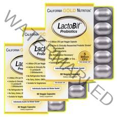 캘리포니아골드뉴트리션 cgn락토비프 50억 유산균, 60정, 3개