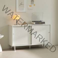 [1만원 추가할인]장인가구 비에토 템바보드 사이드보드장 TV 거실장 1200, 화이트