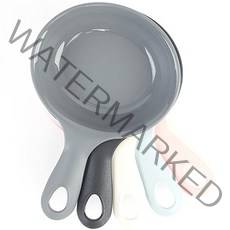 홈하우스 손잡이 앞접시 5종 세트, 핑크, 하늘색, 회색, 검정, 오트밀, 1세트