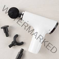 홈플래닛 무선 전동 마사지건 화이트 + 전용 충전기 세트, LC-001 (화이트)