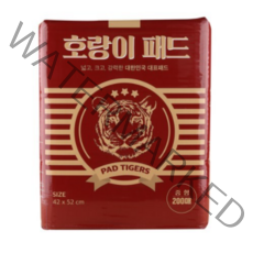 호랑이 강아지 배변패드 중소형 200p, 1개, 200개입