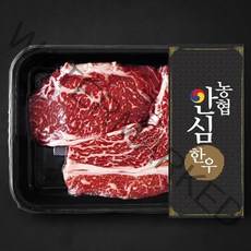 농협안심한우 등심 1등급 구이용 (냉장), 200g, 1개