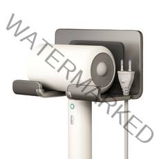 에스위두 기스방지 선정리 일체형 튼튼한 드라이기 거치대, 그레이, 1개