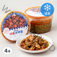 연안식당 매콤꼬막장 (냉동), 150g, 4개