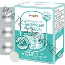 로엘 웰업 프레쉬케어365 구강유산균 54g, 60정, 1개