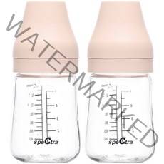 스펙트라 PA 젖병 160ml 트윈 S젖꼭지 포함 2p, 블라썸, 2개