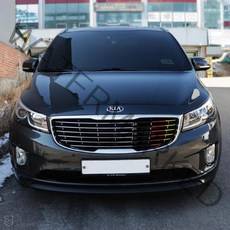 JS automotive 올뉴카니발 그릴 삼선 국기 포인트 튜닝 스티커 차량 실외 외관 드레스업 몰딩 용품, 이탈리아(운전석)