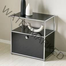 보니타 모듈 2단 630거실장 YJ-P705, 블랙