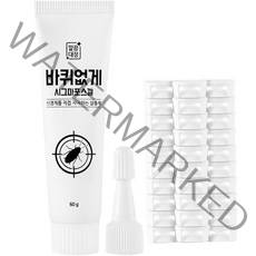 깔끔대장 바퀴없게 60g + 노즐뚜껑 + 원터치 캡 30p 세트, 1세트