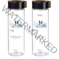 코멕스 지구를 위한 트라이탄 물병 2p, 펭귄, 550ml