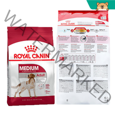 로얄캐닌 미디움 어덜트 중형견 면역증진 강아지 사료 4kg, 미디움 어덜트4kg