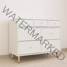 퍼피노 로랑 900 수납 서랍장 3단 7칸 디바이더 pn155-1, 화이트, 7개