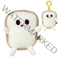 멀바 식빵 키링 2p, 115mm, 혼합색상