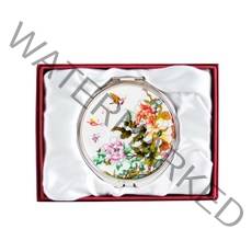 팔복상회 고급 자개 손거울 목단, 혼합 색상, 1개