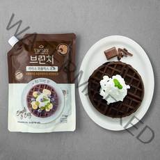 오늘의일상 브런치 라이스 와플믹스 초코, 1kg, 1개