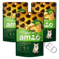 아미오 강아지 자연 담은 간식 80g, 3개, 인섹트너겟