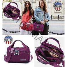 여성 옥스포드 크로스백 아웃도어 여행 휴대용 크로스백 여성 방수 크로스백