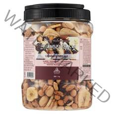[넛츠팜] 크랜베리 믹스넛 1kg (원통), 1개