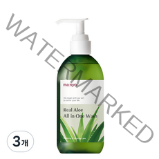 마녀공장 리얼 알로에 올인원 워시, 300ml, 3개